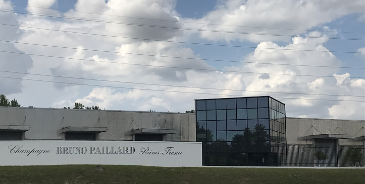 Exterior view of the Bruno Paillard Champagne house in Reims