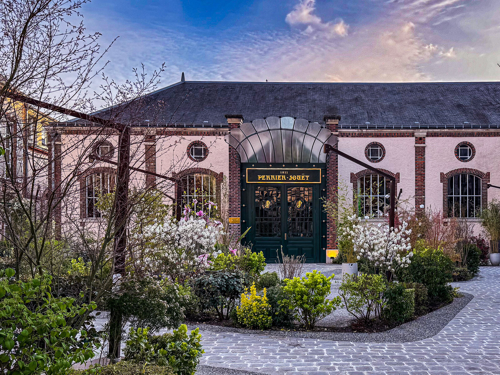 Perrier-Jouët house facade in Épernay