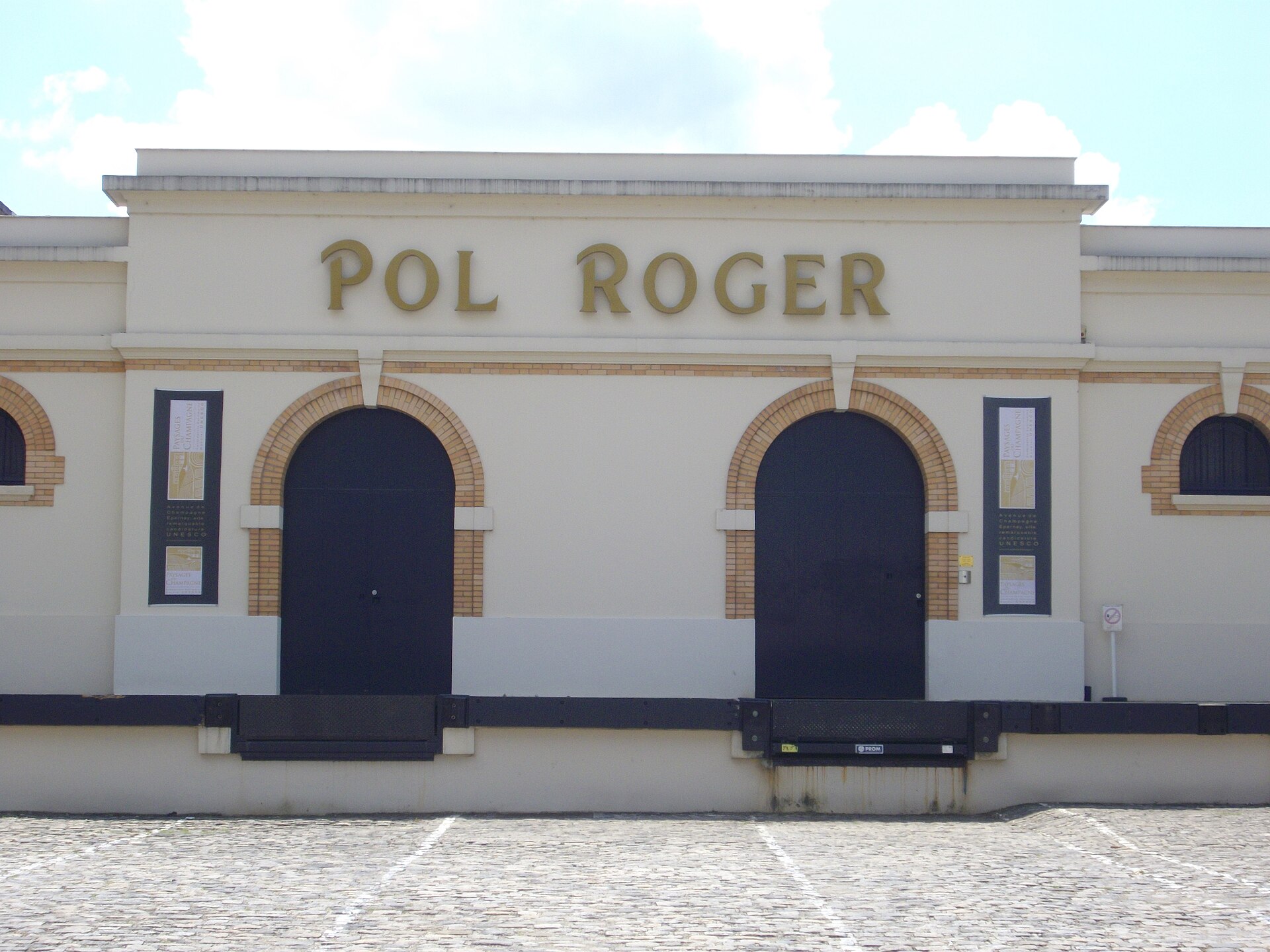 Pol Roger Champagne house building on Avenue de Champagne, Épernay